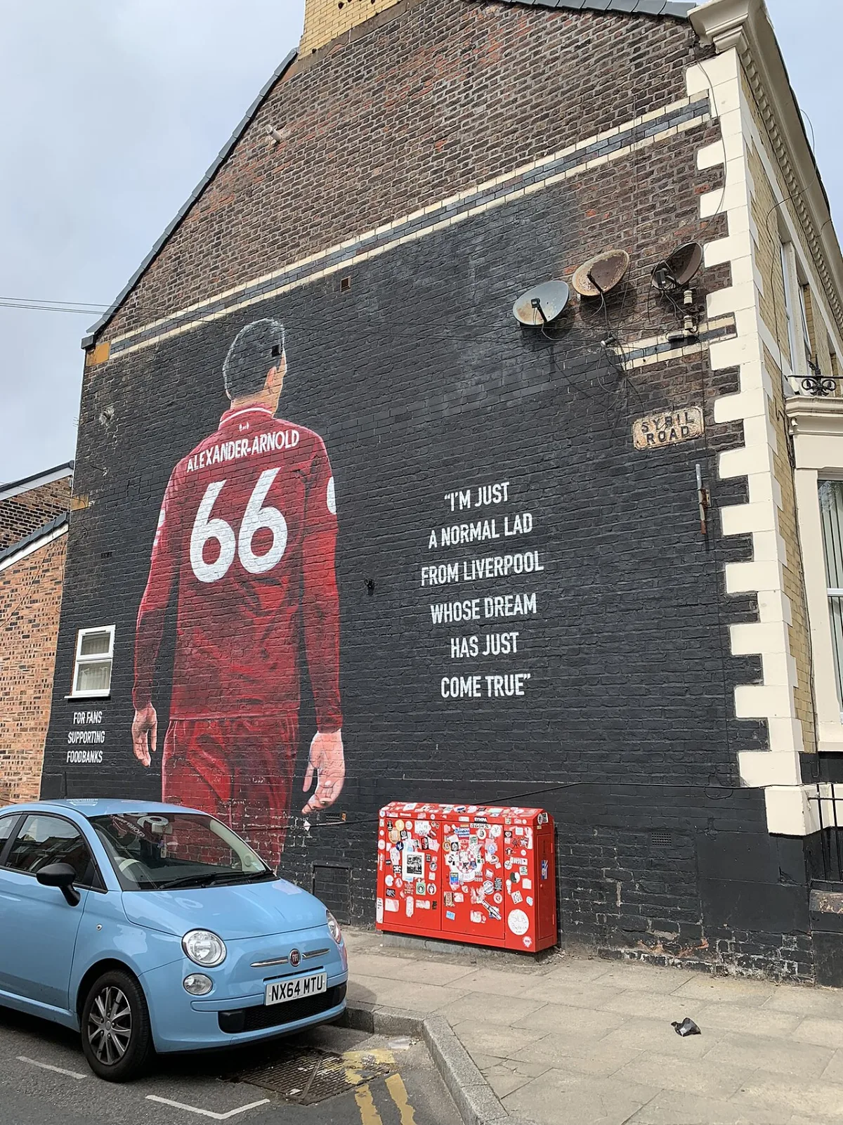 Mural Trent Alexander-Arnold Dirusak Sebelum Pertandingan Liverpool vs Real Madrid